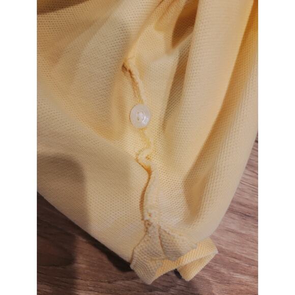 Brooks Brothers Yellow Polo Shirt Sz M Men's Short Sleeve Preppy Classic - Picture 11 of 13